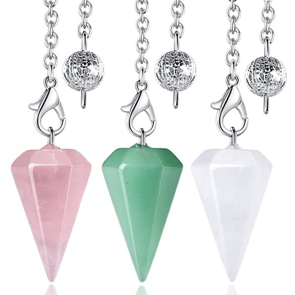 Elegant Crystal Pendulum Necklace Kalsten
