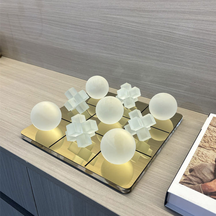 Modern Interactive Tic-Tac-Toe Game Set