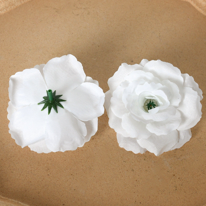 Elegant Fabric Flower Hair Clips