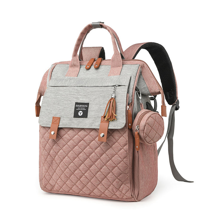 Multi-Functional Quilted Travel Backpack Kalsten