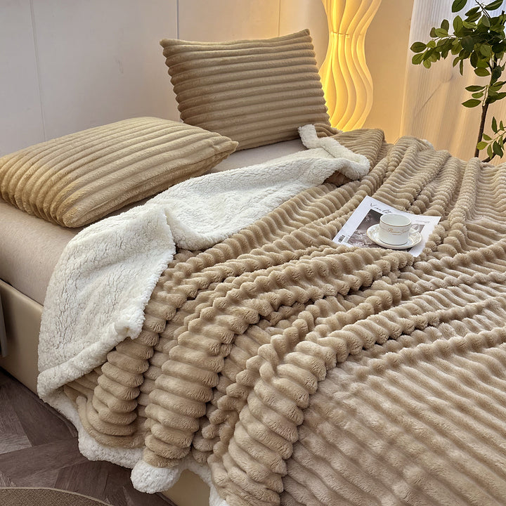 Luxurious Textured Throw Blanket