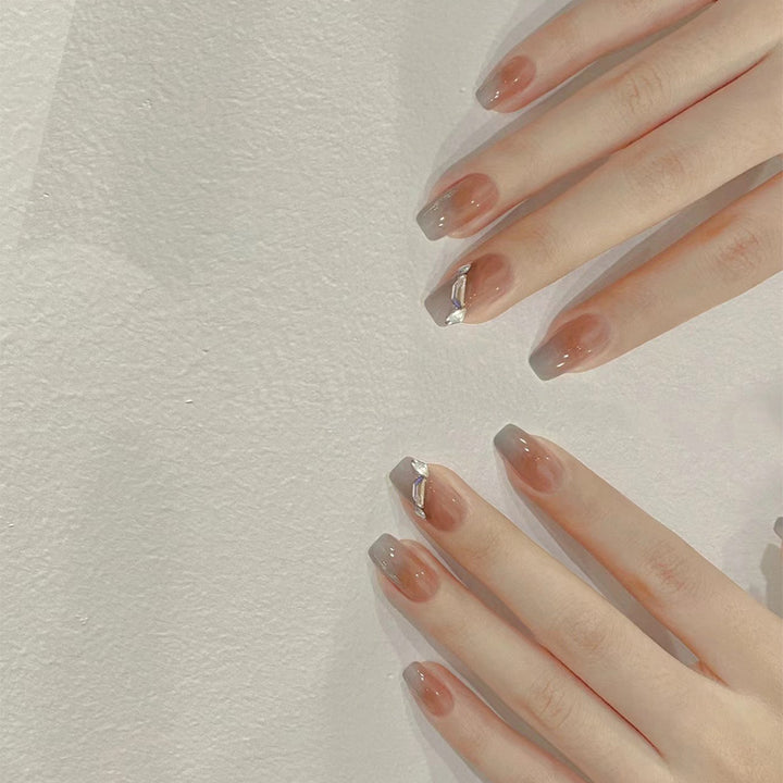 Ombre Press-On Nails with Glossy Finish Kalsten