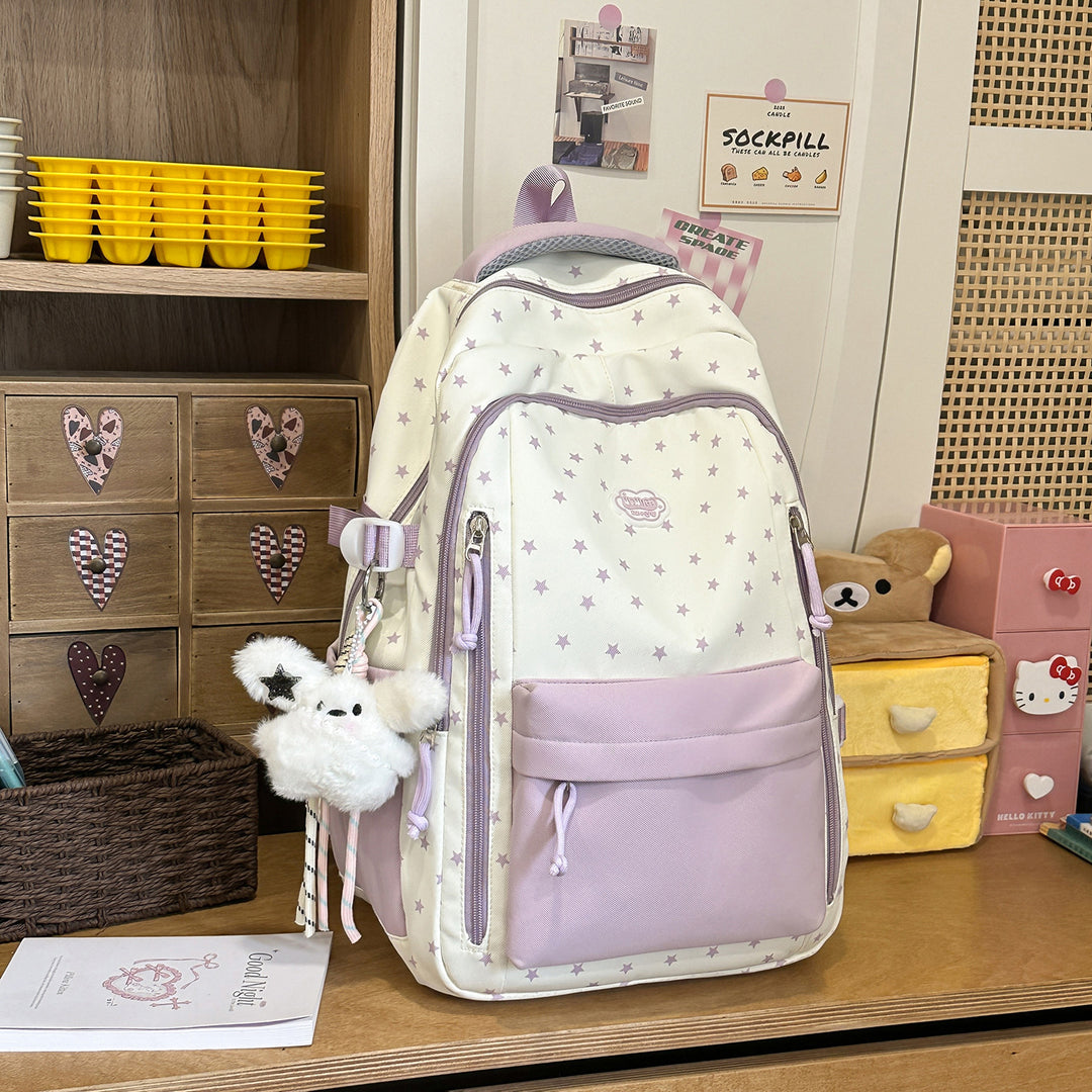 Creative Star-Printed Casual Backpack Kalsten
