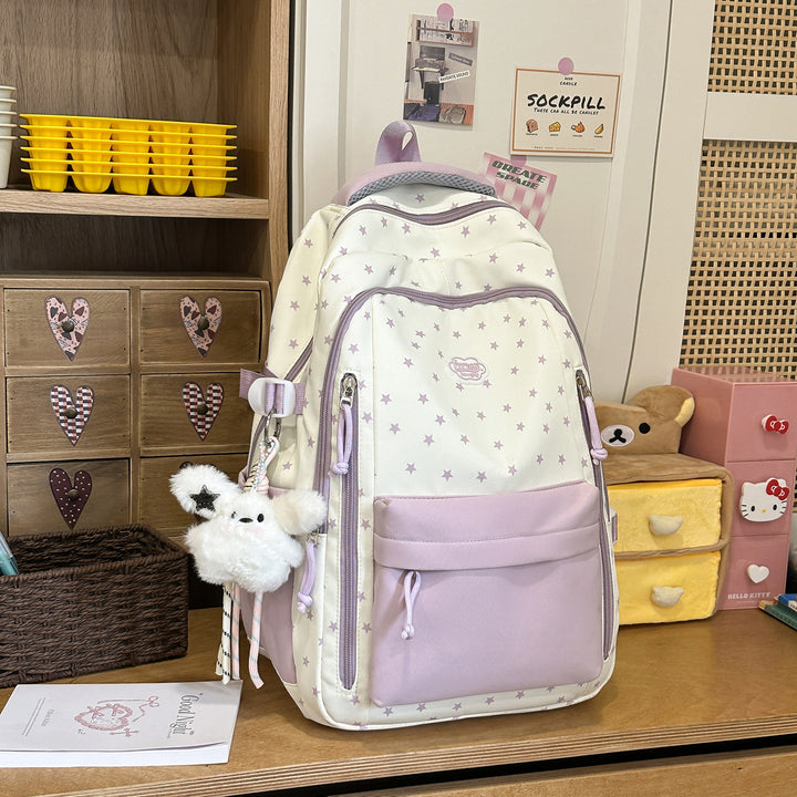 Creative Star-Printed Casual Backpack Kalsten