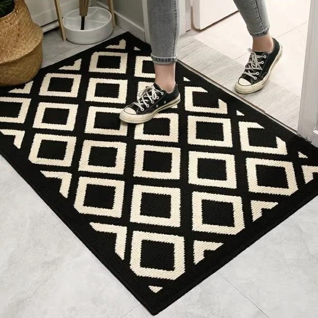 Geometric Pattern Area Rug Kalsten