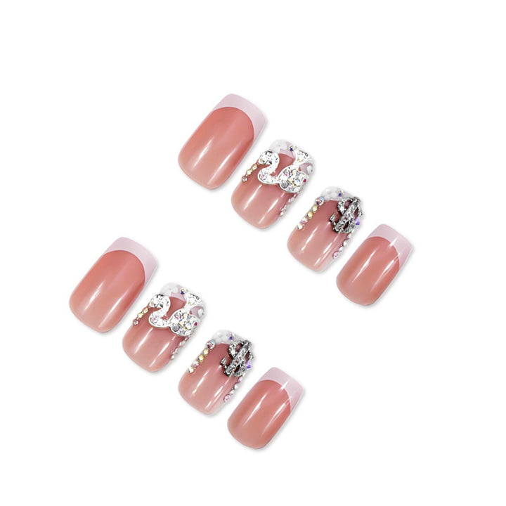 Acrylic nail set with luxurious design elements Kalsten