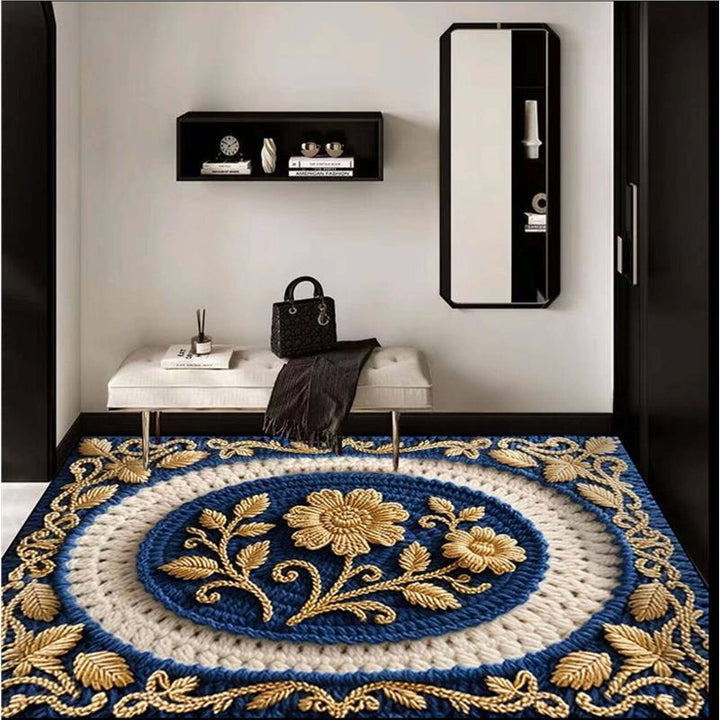 Floral Design Entrance Mat