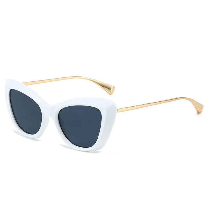 Ladies Cat-Eye Sunglasses with Elegant Metal Frame Kalsten