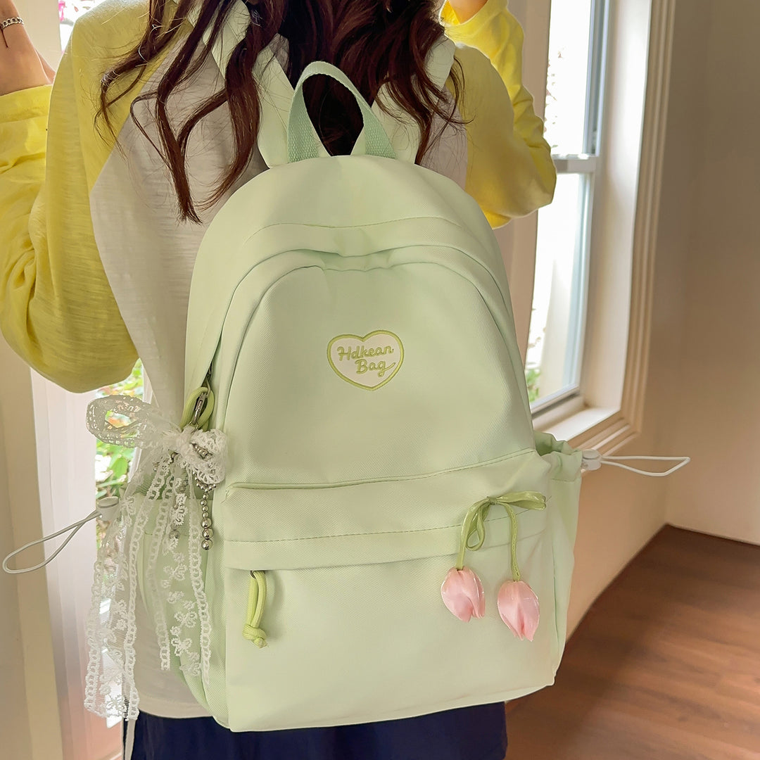 Floral-Embellished Casual Backpack Kalsten