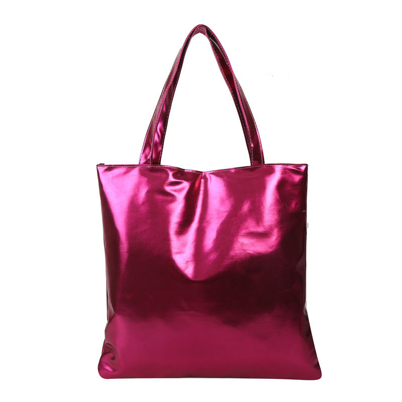 Glossy Metallic Tote Bag