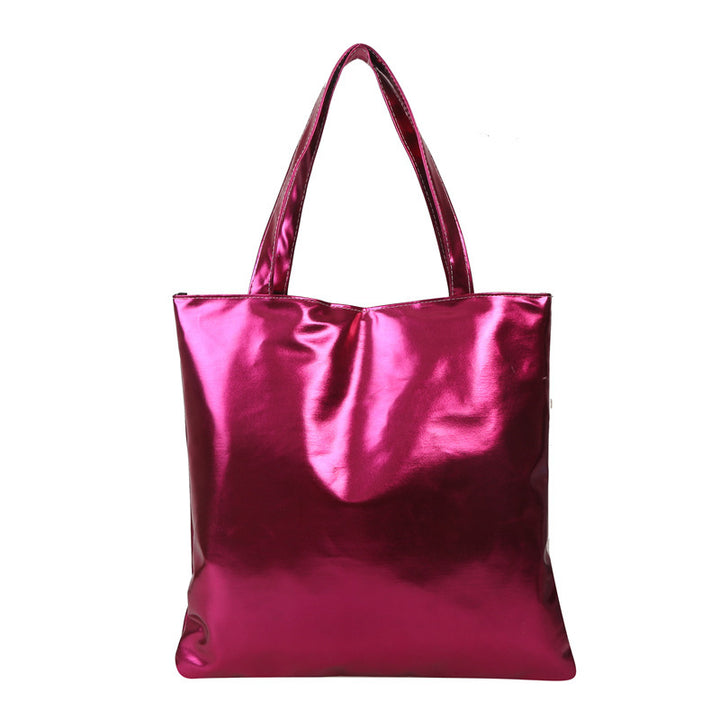 Glossy Metallic Tote Bag