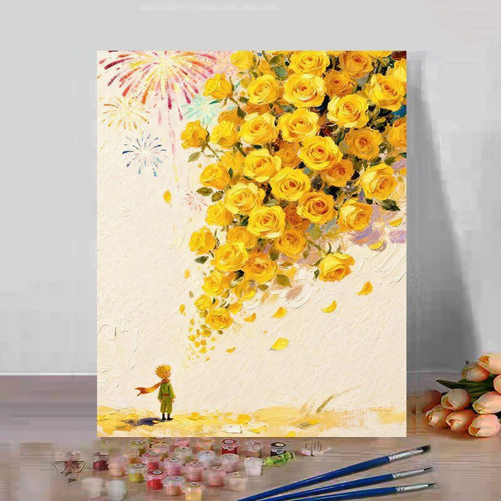 Floral Fantasy Art Canvas Print Kalsten