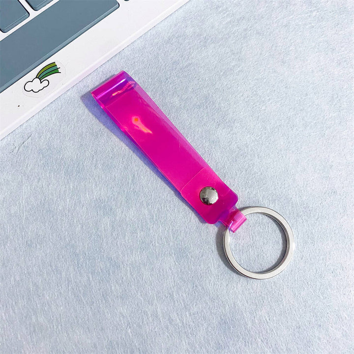 Colorful Iridescent Acrylic Keychain kalsten