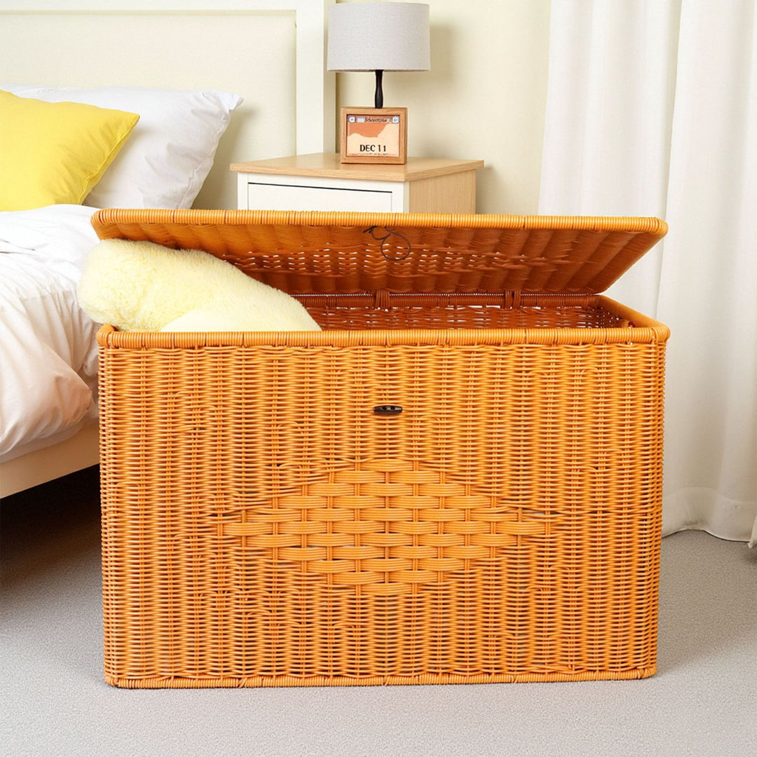 Large Woven Storage Chest Kalsten