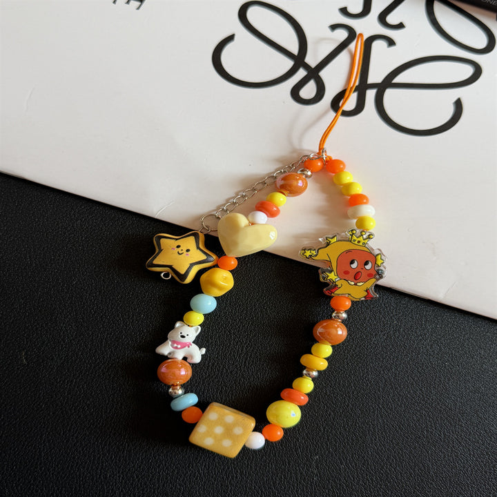 Playful Charm Beaded Phone Strap Kalsten