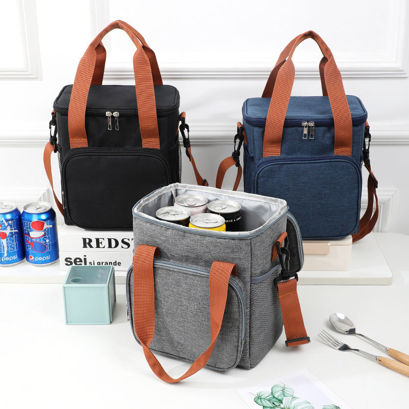 Insulated Zip-Top Lunch Tote