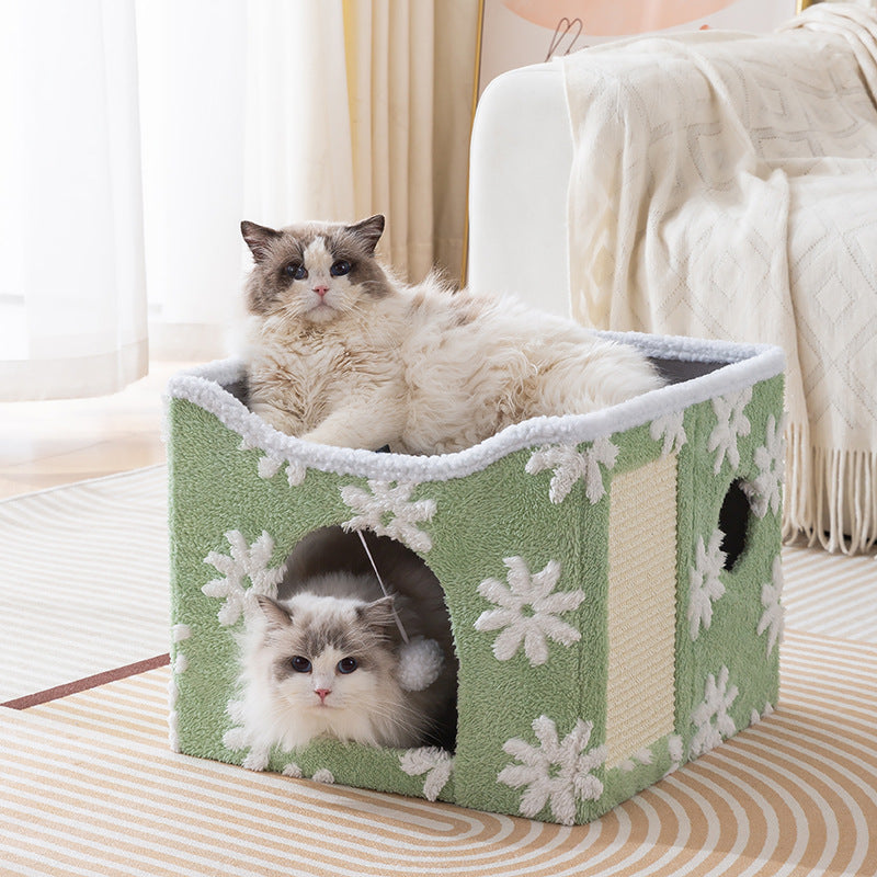Cozy Plush Cat Hideout Kalsten