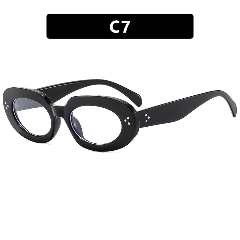 Ladies fashionable sunglasses with unique oval frame and protective lenses Kalsten