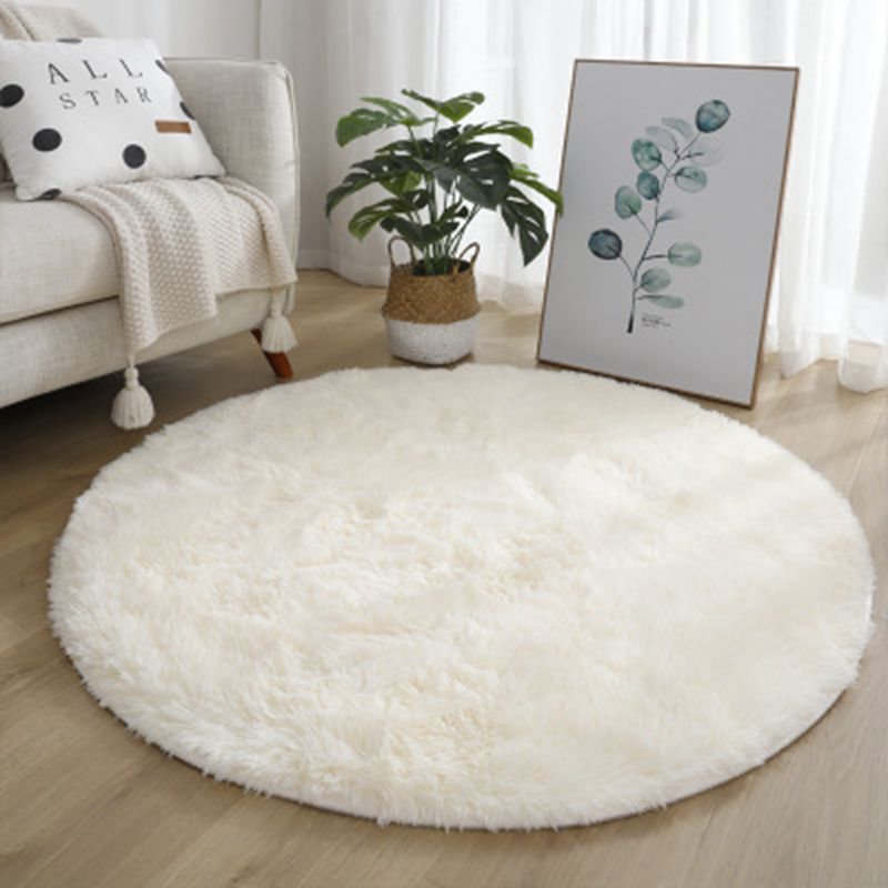 Plush Round Area Rug
