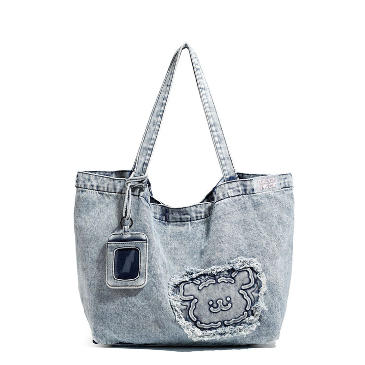 Casual Denim Tote Bag  1791995354