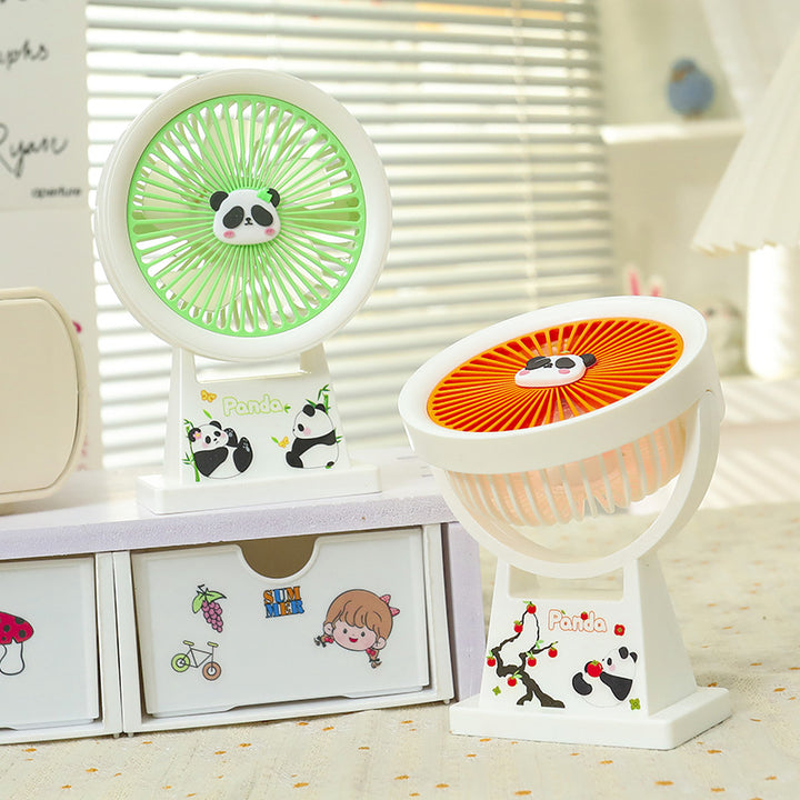 Ladies Portable Mini Fan with Cute Panda Design Kalsten