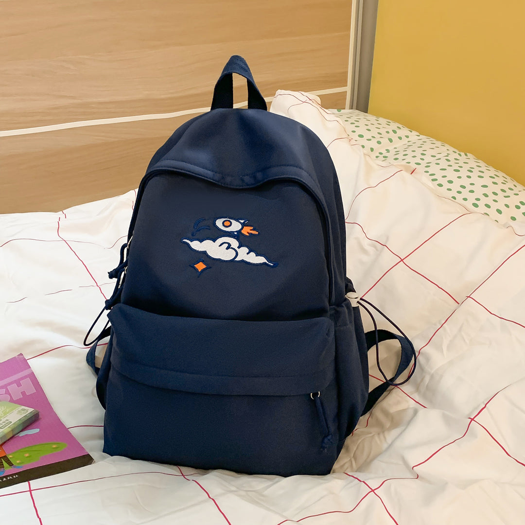 Trendy Embroidered Backpack Kalsten
