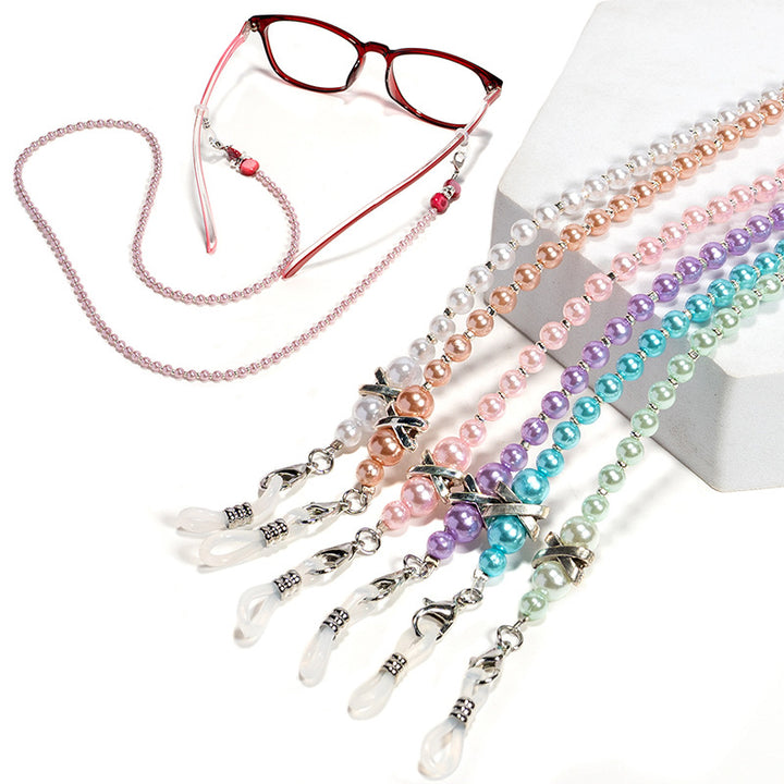 Elegant Pearl Beaded Eyewear Chain Kalsten