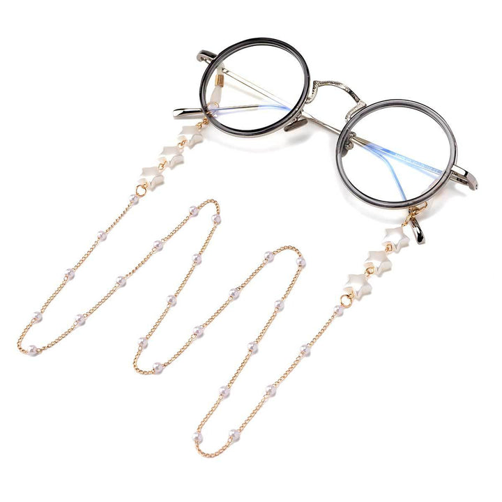 Heart-Embellished Eyewear Chain Kalsten