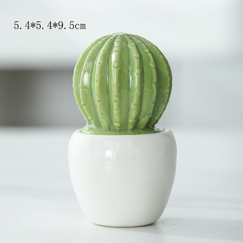 Decorative Ceramic Cactus Planter Kalsten