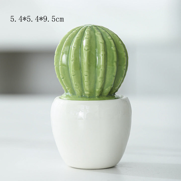 Decorative Ceramic Cactus Planter Kalsten
