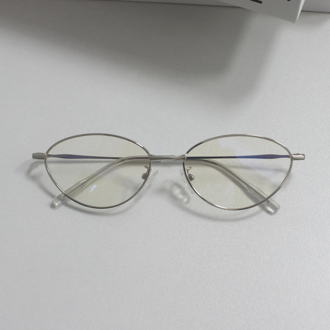 Fashionable Rectangular Glasses with Fine Metal Frame Kalsten