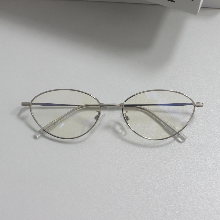 Fashionable Rectangular Glasses with Fine Metal Frame Kalsten
