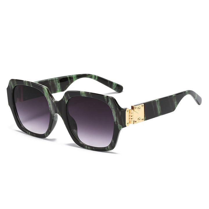 Women's fashionable oversized sunglasses with luxurious metal elements Kalsten