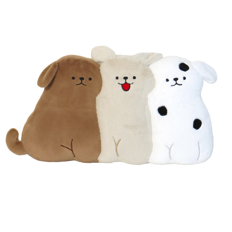 Plush decorative pillow in animal cartoon shape with extra soft filling and non-slip back