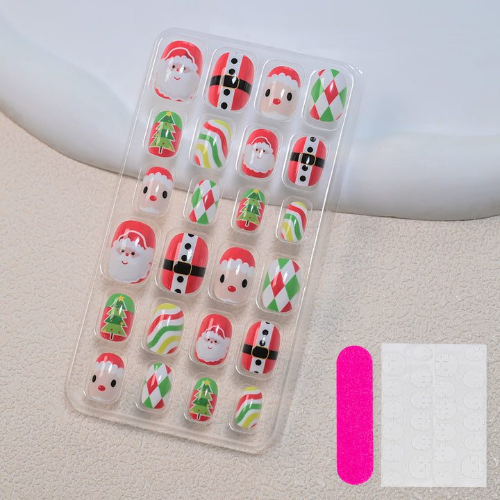 Themed Summer Beach Nail Art Press-On Nails Kalsten