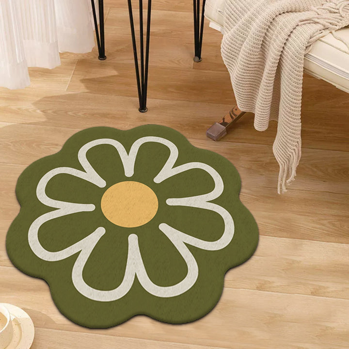 Educational Alphabet Round Rug