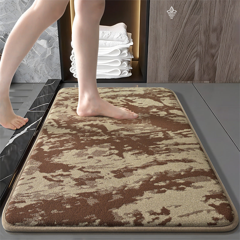 Abstract Patterned Anti-Slip Bath Mat Kalsten