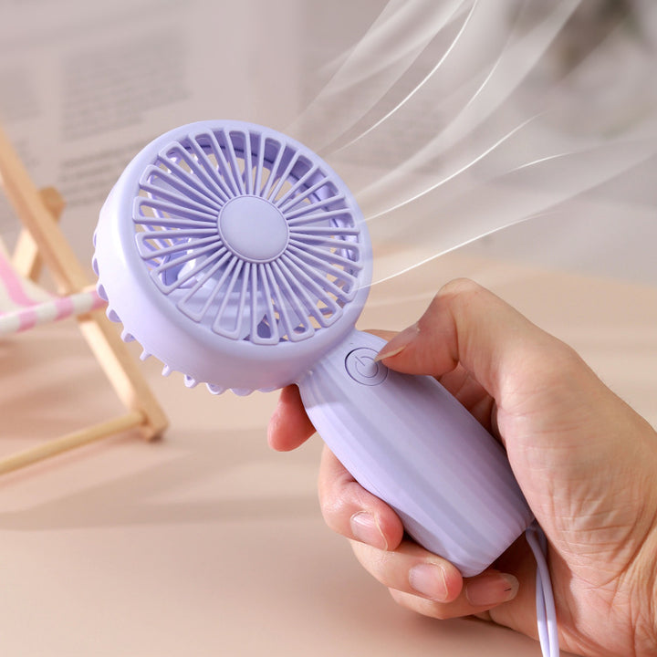 Women's Portable Mini Handheld Fan with Ergonomic Handle Kalsten