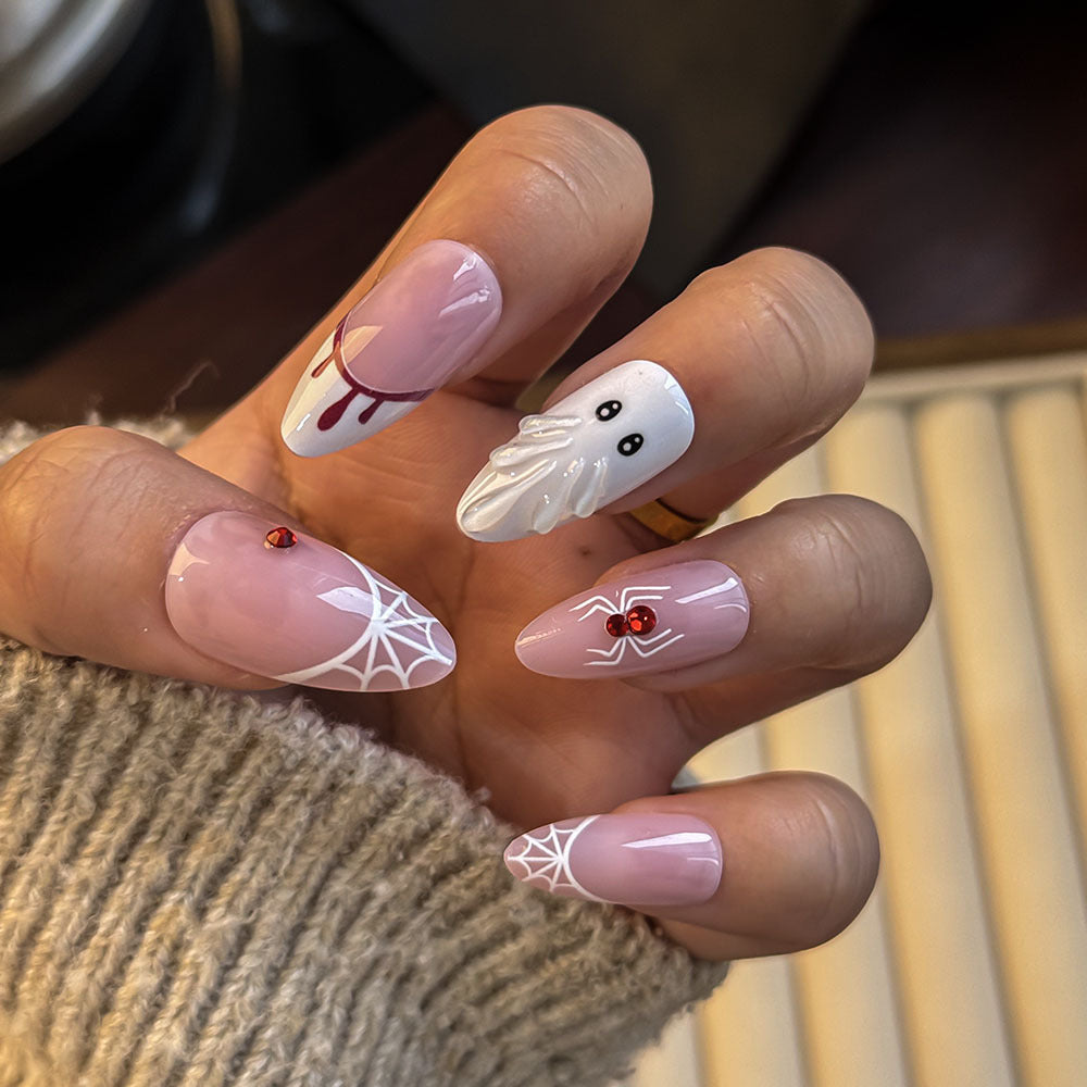 Creative Themed Press-On Nail Set Kalsten