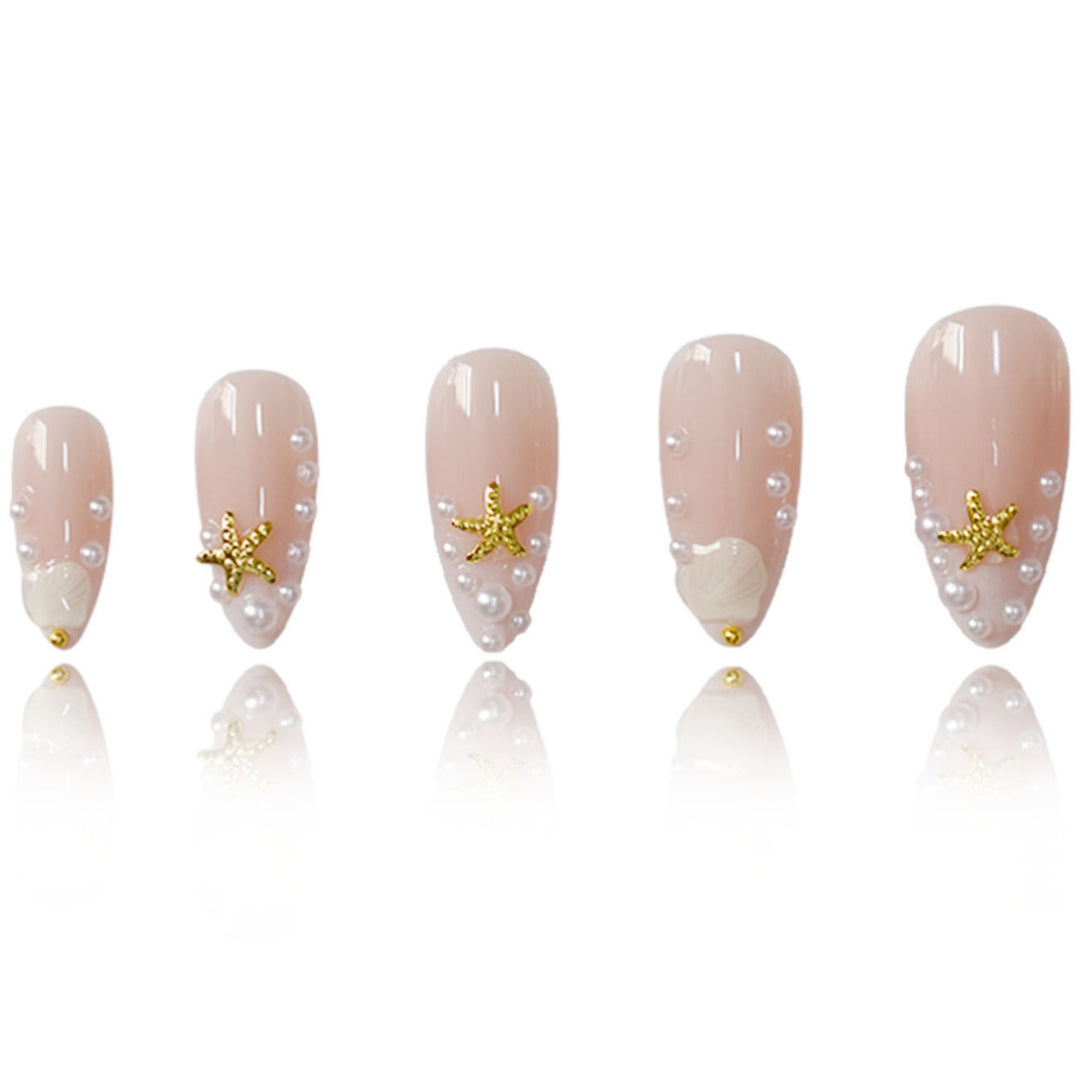 Ocean-Inspired Acrylic Nail Art Extensions Kalsten