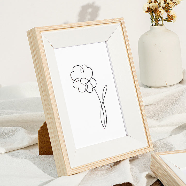 Minimalist Line Art Frame for Wall Decor