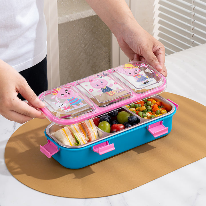Fun-Themed Multi-Compartment Lunch Box