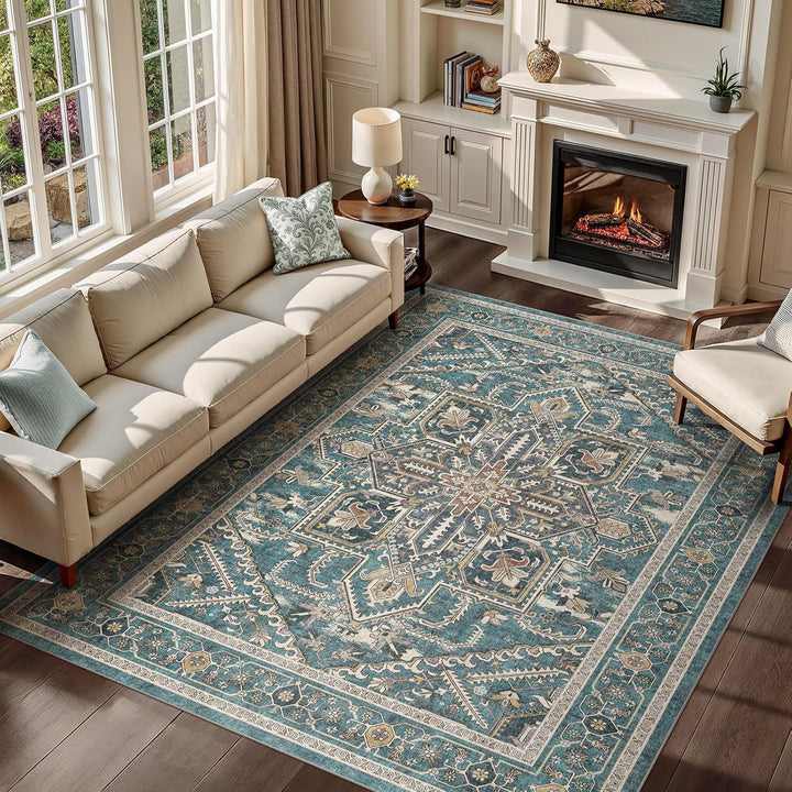 Vintage Floral Area Rug