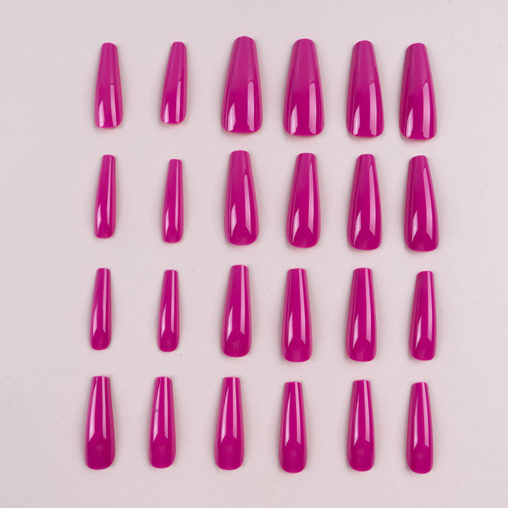 Long-Lasting Glossy Press-On Nails