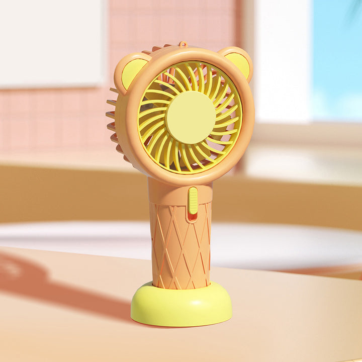 Women's Portable Mini Fan with Playful Animal Design Kalsten