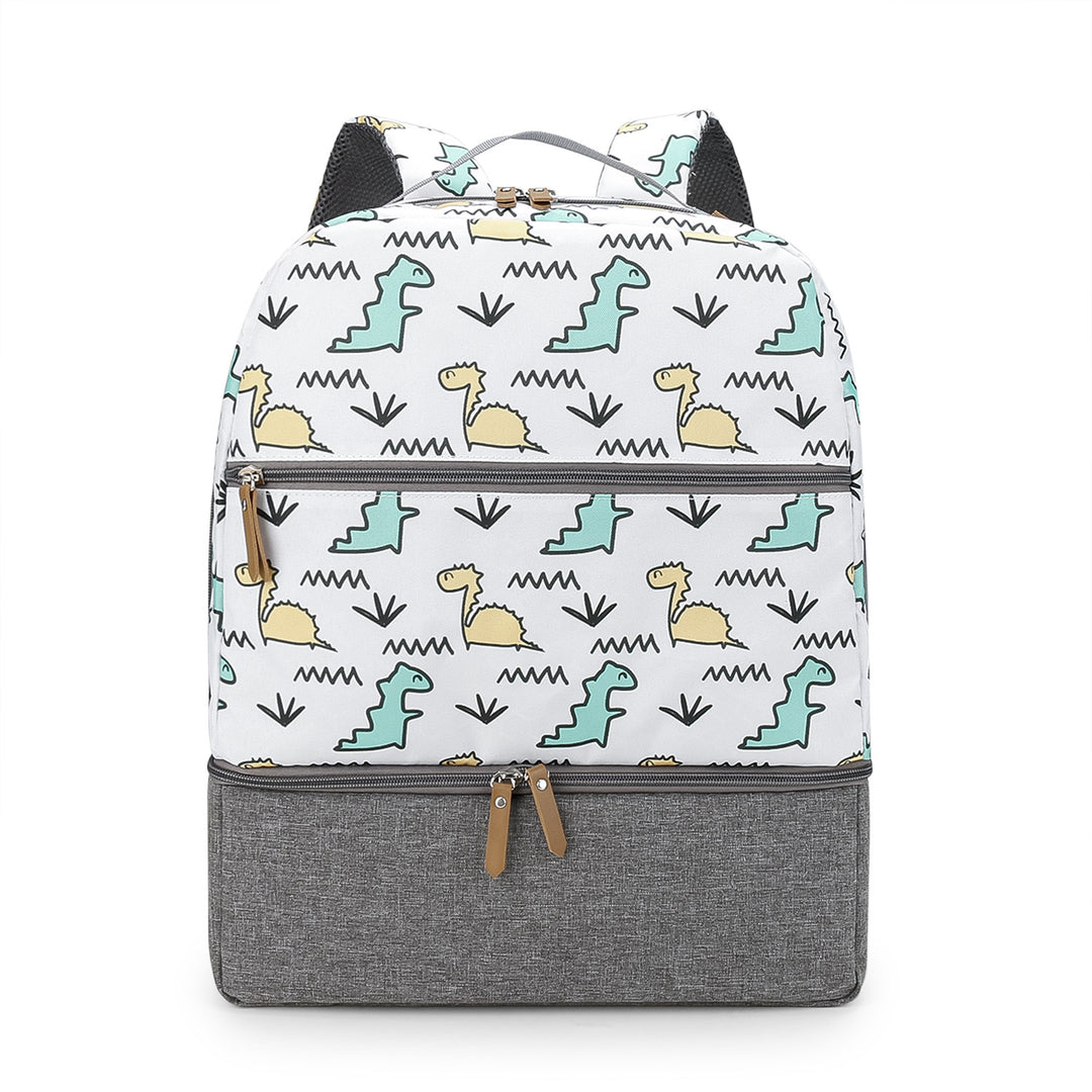 Backpack with Floral Pattern and Separate Compartment Kalsten