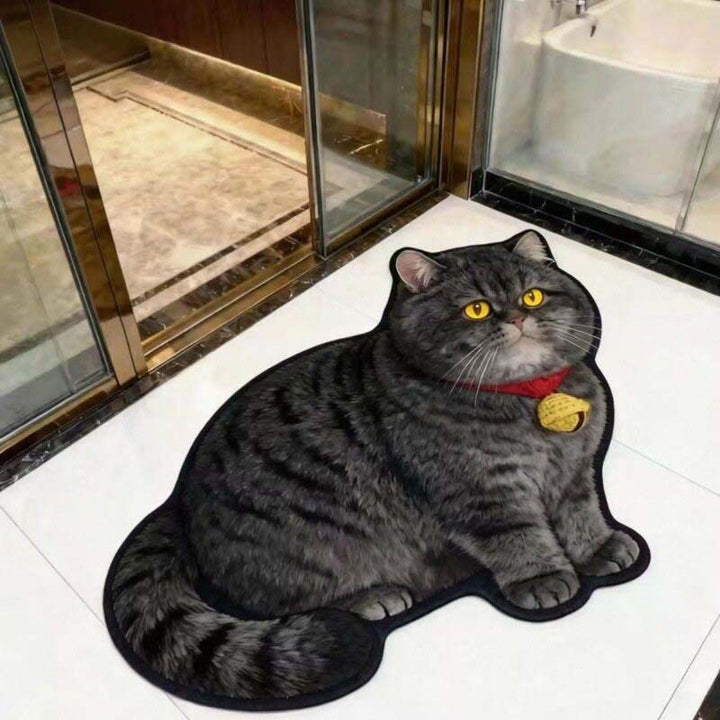 Cat Shaped  Bath Mat
