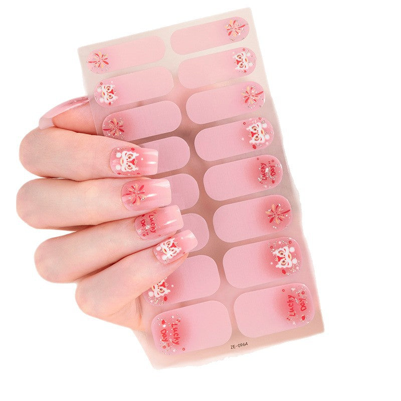 Holiday-Themed Nail Wraps