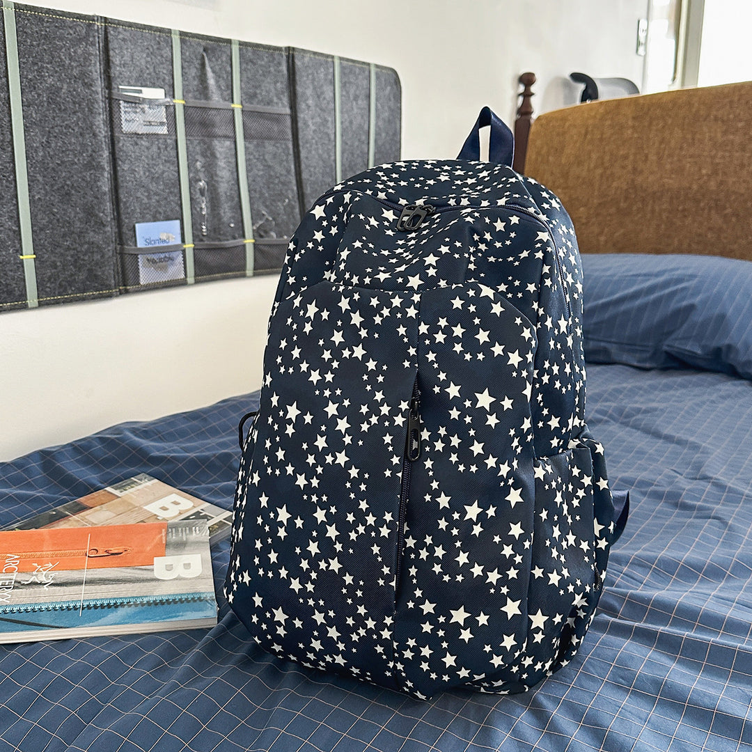 Casual Star-Patterned Backpack Kalsten 1791206130