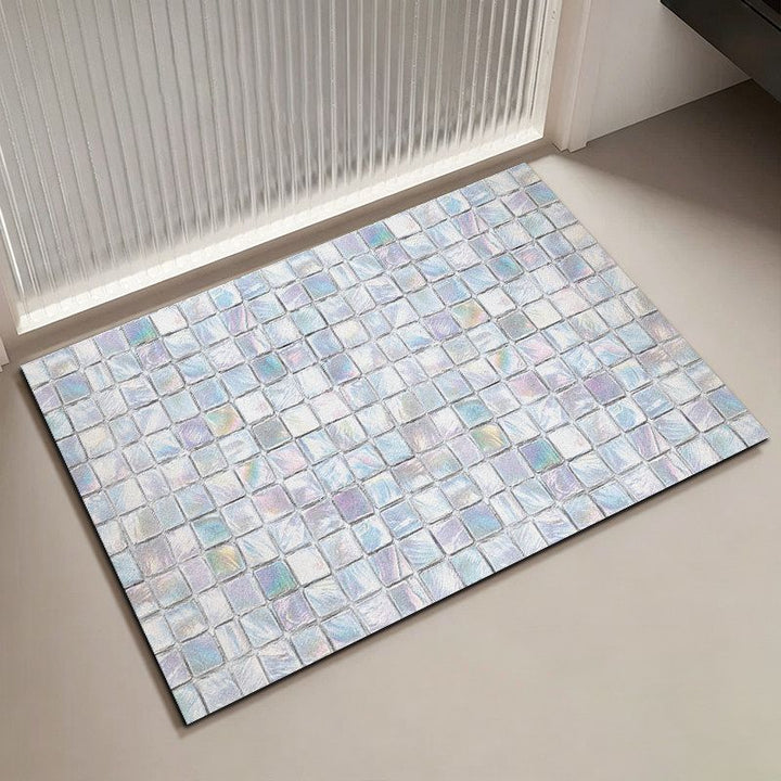 Mosaic Pattern Bath Mat Kalsten